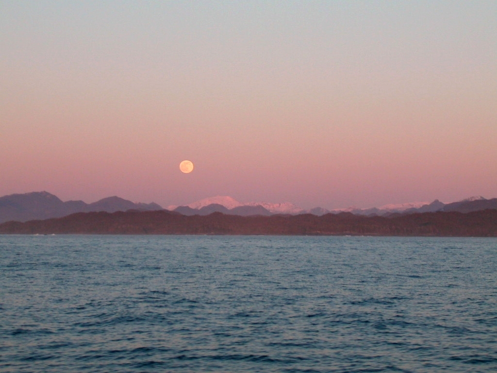 Moonrise in Alaska