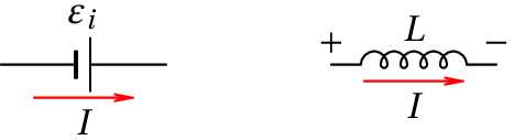 Diagrama de circuito de um indutor