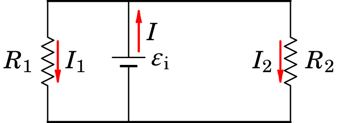 Circuito equivalente no exemplo 